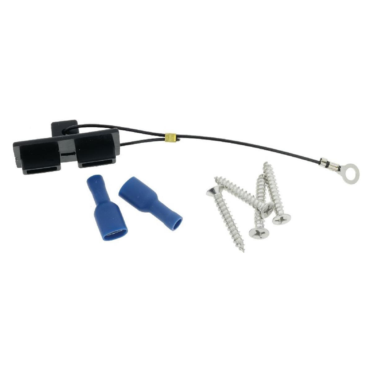 DOUBLE FLUSH MOUNT HOUSING 50amp ANDERSON STYLE PLUG & USB SOCKET BLU LED, , scanz_hi-res