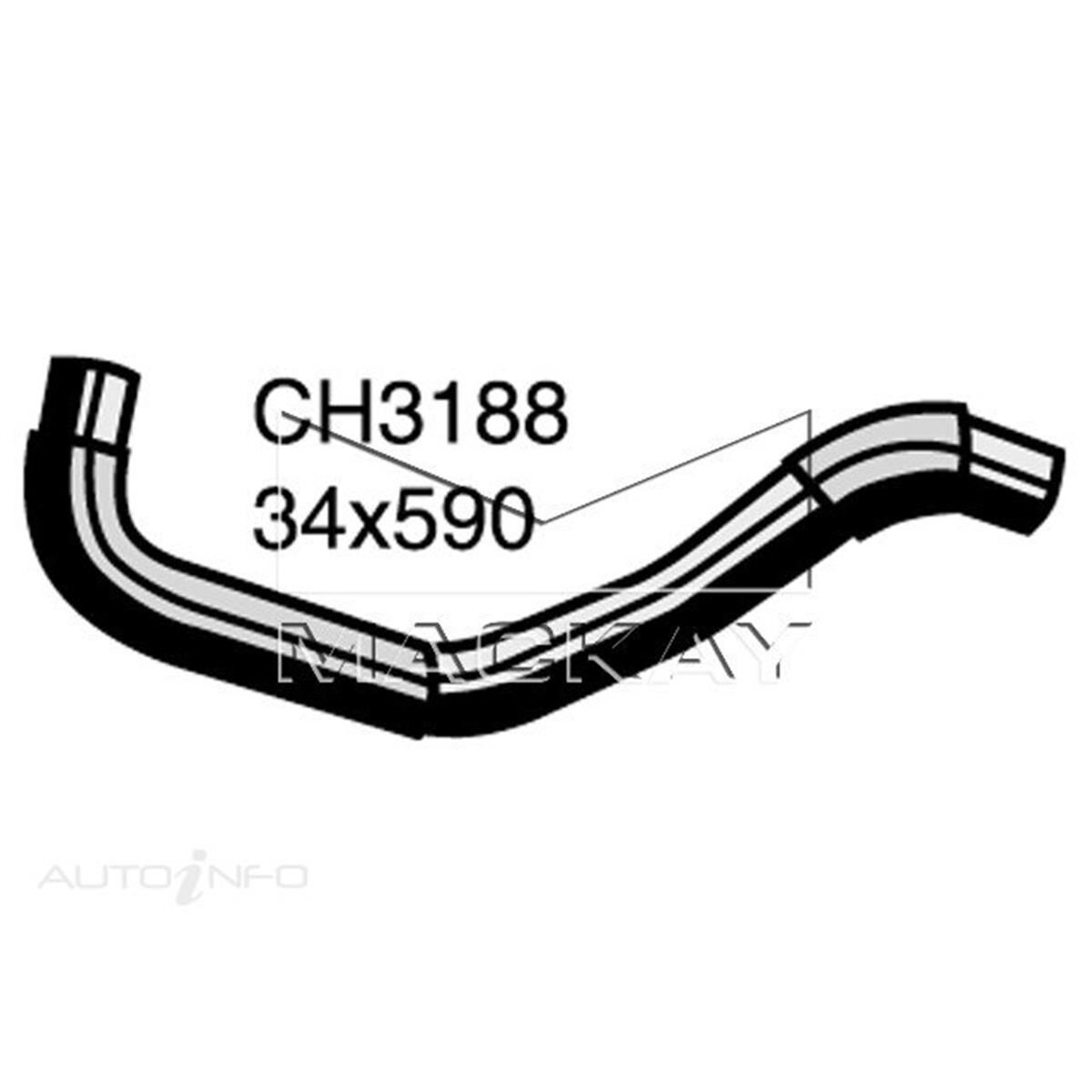 RADIATOR UPPER HOSE  - NISSAN AD Y10 - 1.7L I4  DIESEL - MANUAL & AUTO, , scanz_hi-res