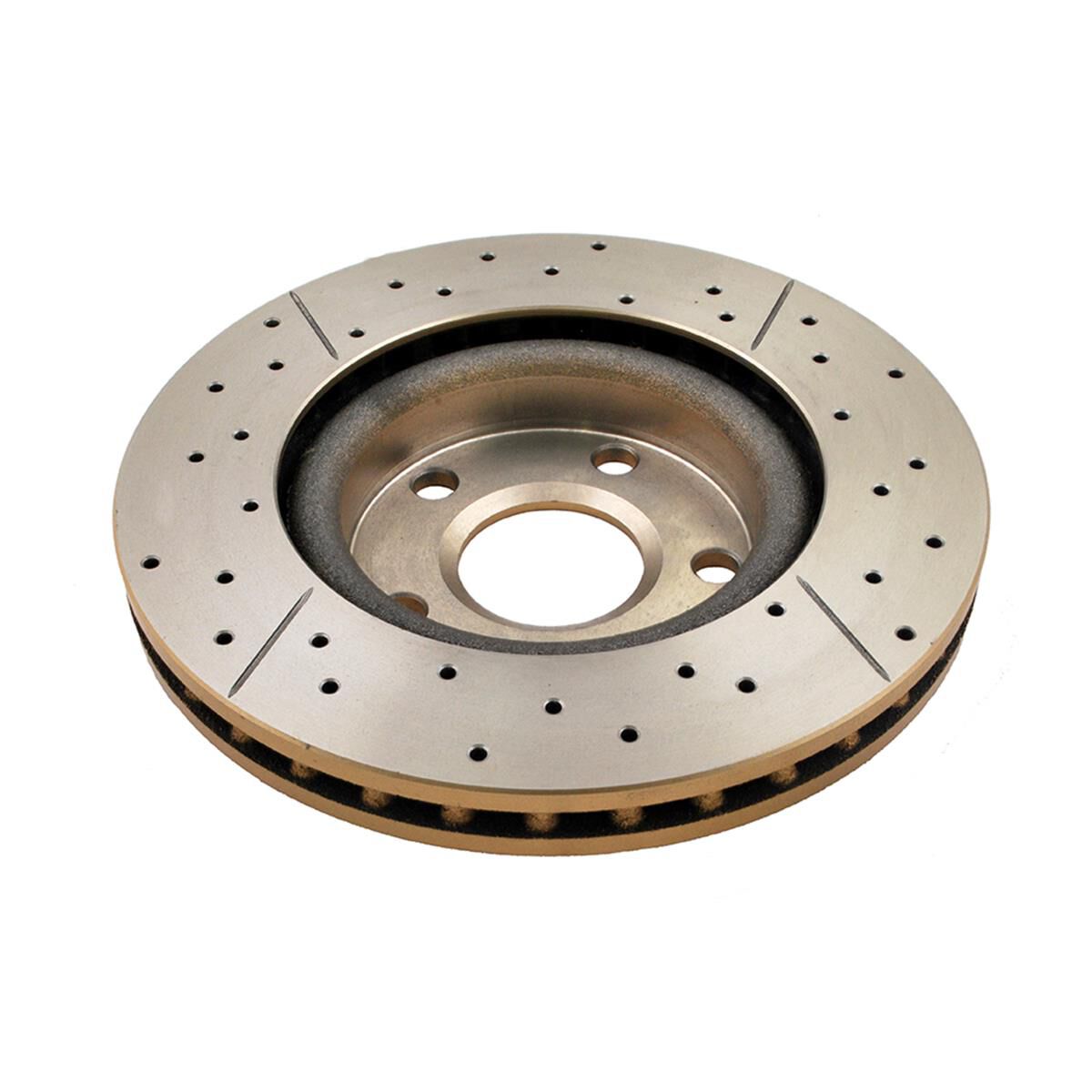 Street Gold Cross-drilled/slotted KP [ Commodore VE/VF V6 06-> F ], , scanz_hi-res