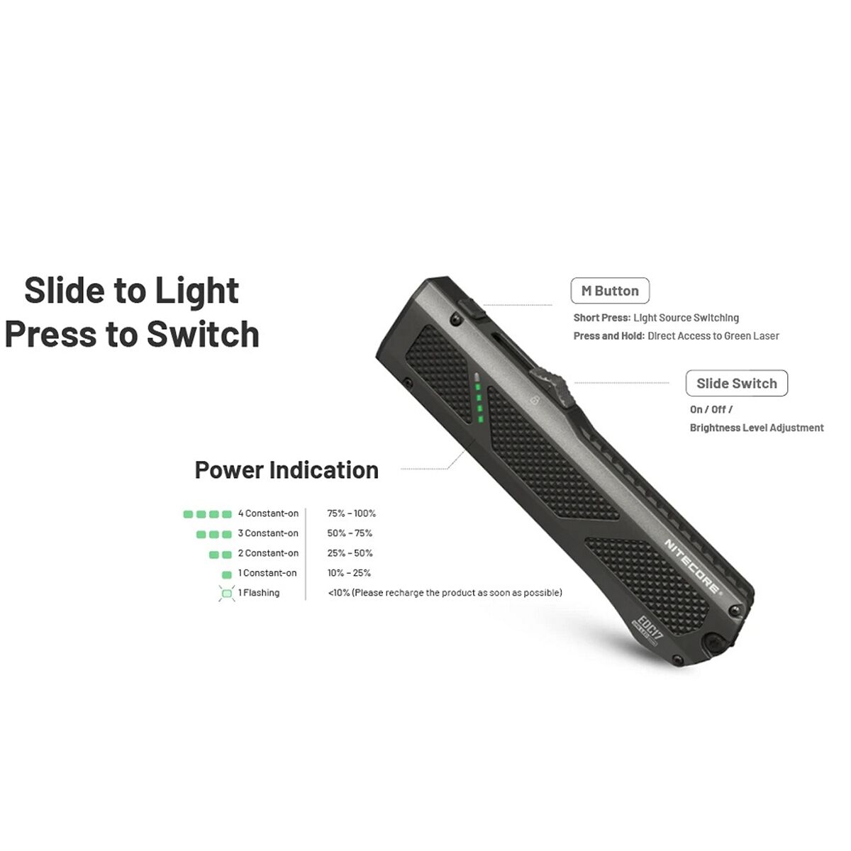 NITECORE EDC17 1500 LUMEN EDC TORCH, , scanz_hi-res