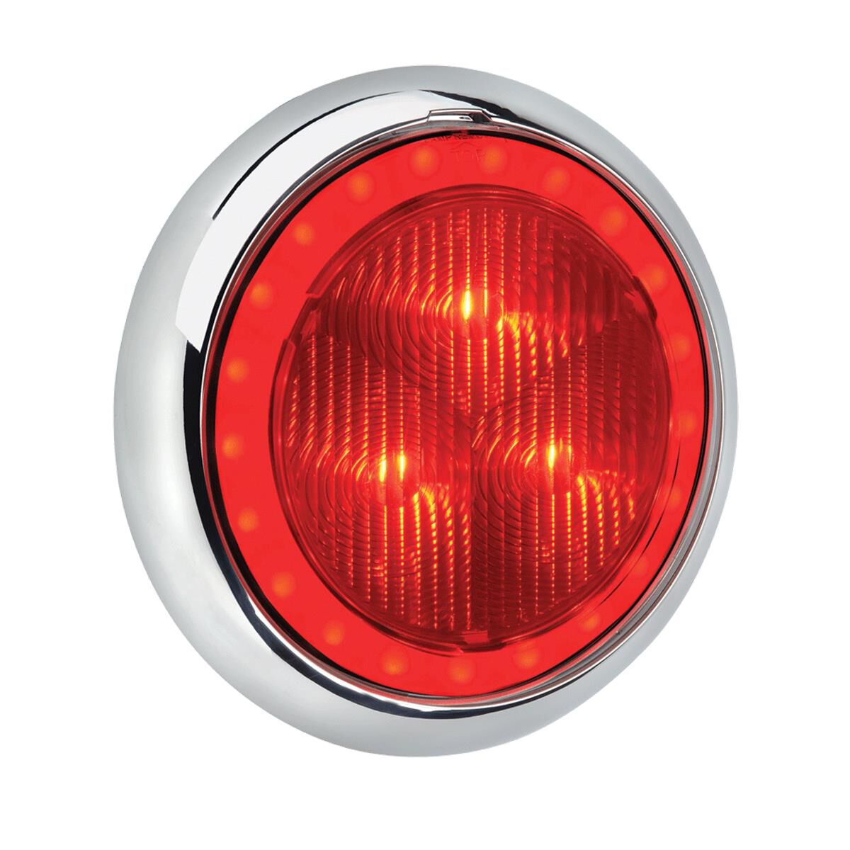 LED 43 9-33V REAR STOP/TAIL CHROME, , scanz_hi-res