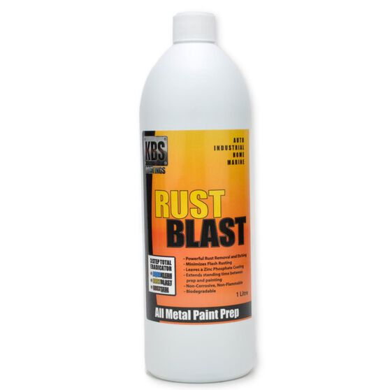KBS RUSTBLAST WATER BASED RUST REMOVER 1 LITRE, , scanz_hi-res