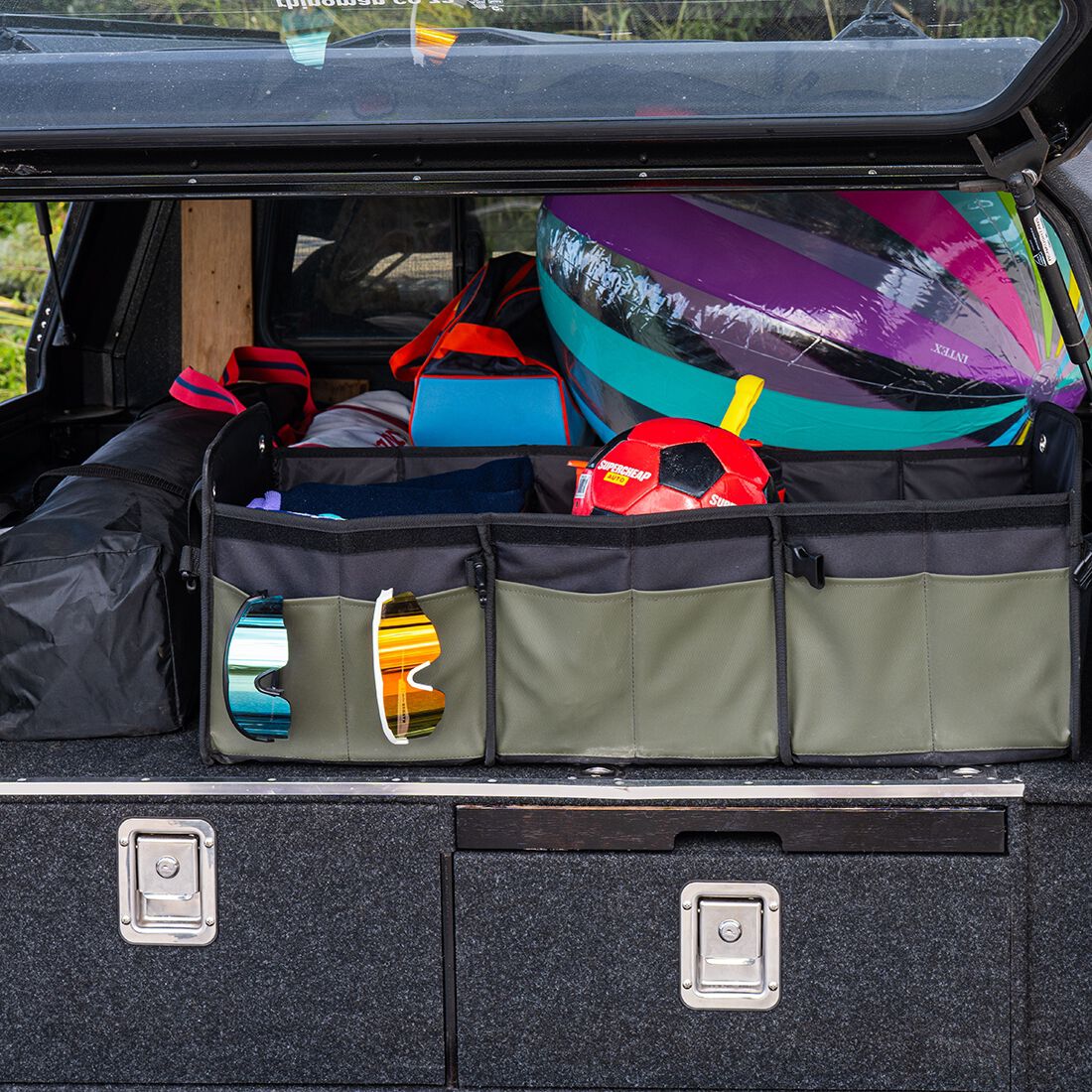 Cabin Crew Triple Ute Organiser Repreve Green/Black, , scanz_hi-res