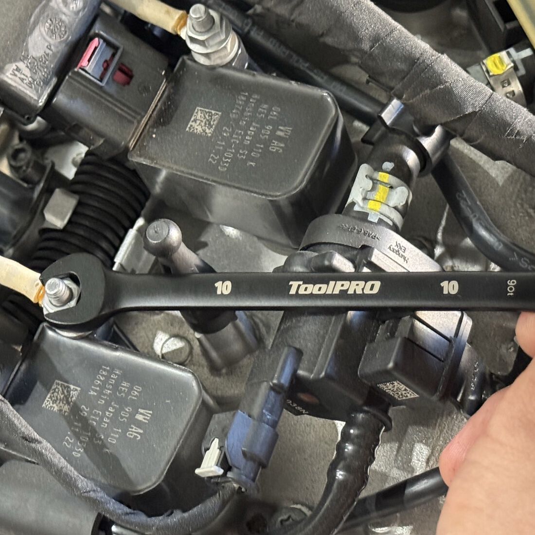 ToolPRO Black Ratchet Spanner Set 90-Tooth 7 Piece, , scanz_hi-res