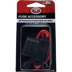 SCA Automotive Fuse Holder with Weatherproof Cap -  Standard Blade, 30 Amp, , scanz_hi-res