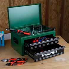 ToolPRO 15" Heavy Duty Mini Tool Chest Green, , scanz_hi-res
