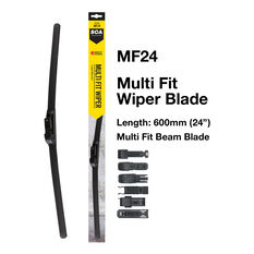 SCA Multi-Fit Wiper Blade 600mm (24") Single - MF24, , scanz_hi-res
