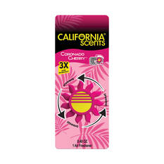 California Scents Novelty Sun Spinner Car Air Freshener Vent Clip, Coronado Cherry Scent, , scanz_hi-res