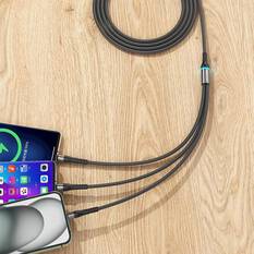 Cabin Crew Multi Lightning/USB-C/Micro USB Charging Cable, , scanz_hi-res