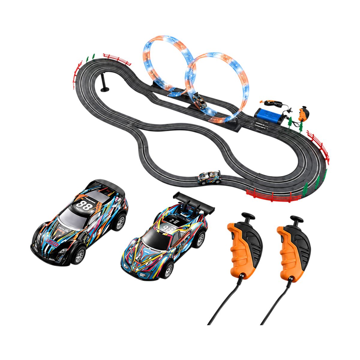1:43 Luminous Slot Cars Racing Track, , scanz_hi-res
