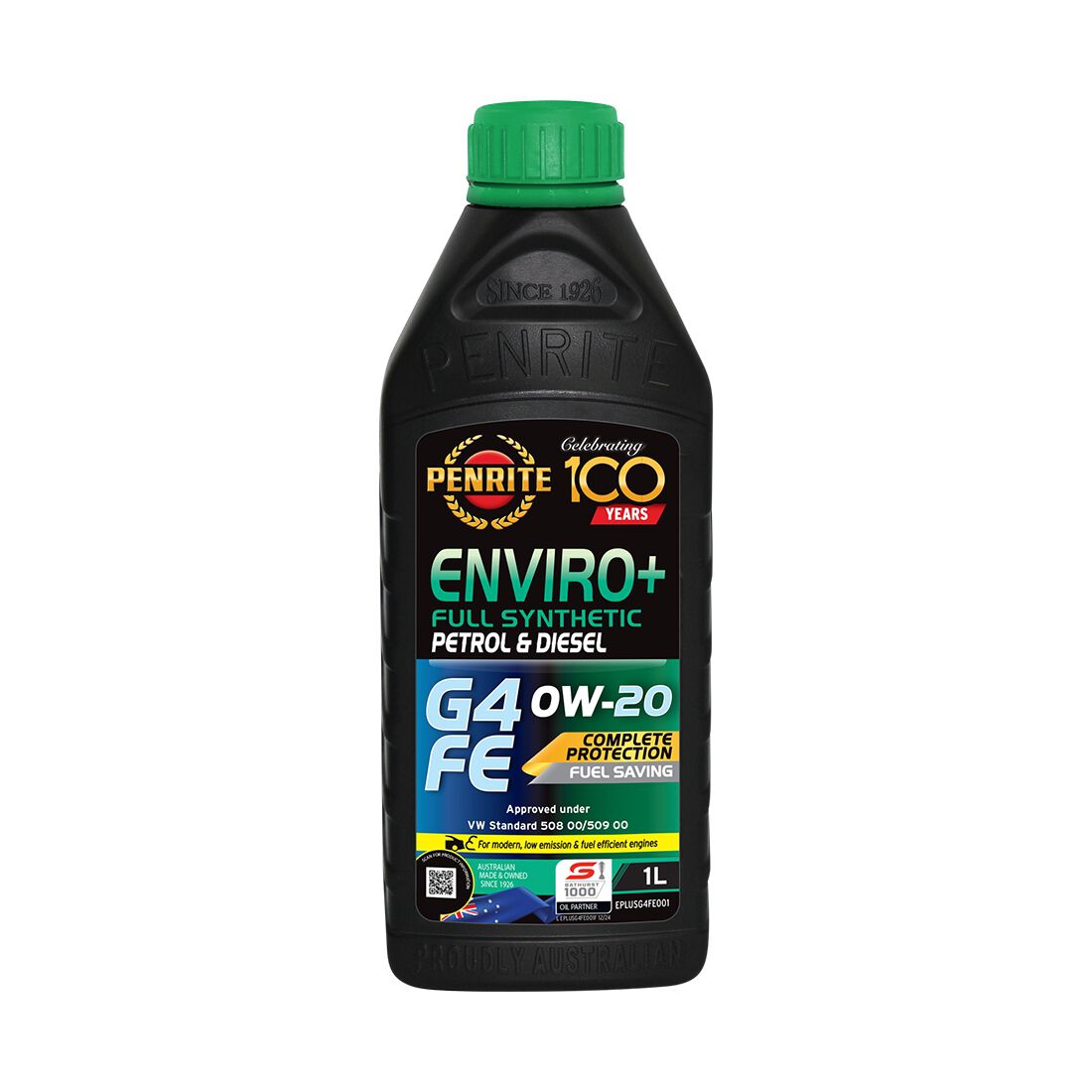 Penrite Enviro+ G4 FE Engine Oil - 0W-20 1 Litre, , scanz_hi-res