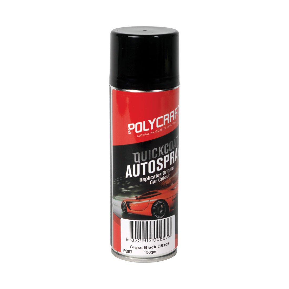 Polycraft Touch Up Paint Gloss Black - DS105 150g, , scanz_hi-res