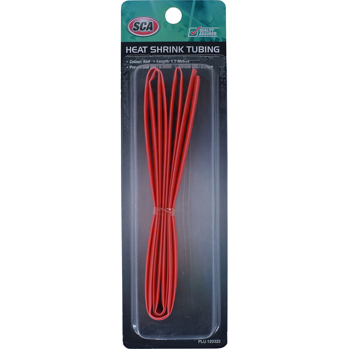 SCA Heat Shrink Tubing - Red, 8.2mm x 1.2m, , scanz_hi-res