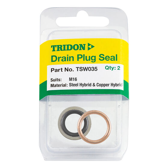 Tridon Oil Drain Plug Washer Pair TSW035, , scanz_hi-res