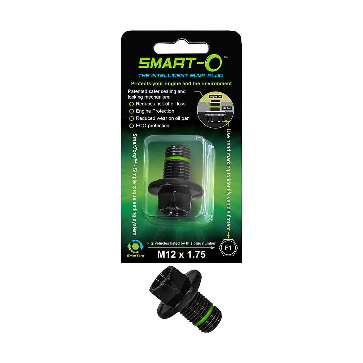 Smart-O Sump / Drain Plug F1 - M12 x 1.75mm, , scanz_hi-res