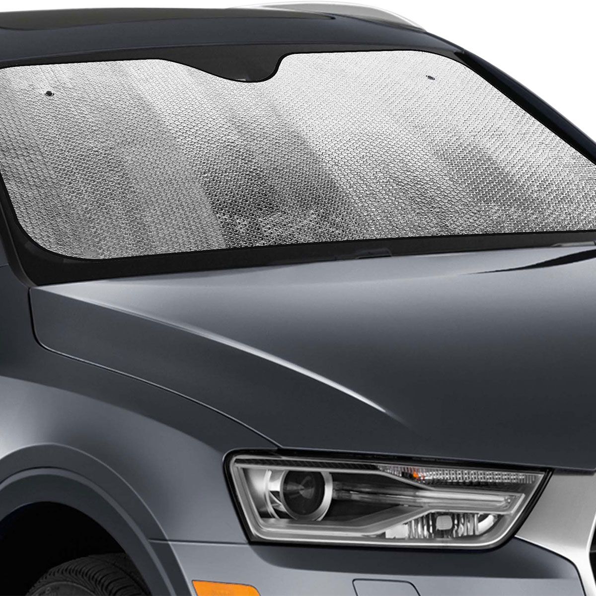SCA Accordion Bubble Sunshade Silver Front Medium, , scanz_hi-res