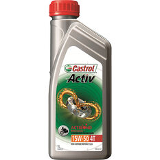Castrol Activ 4T Motorcycle Oil - 15W-50, 1 Litre, , scanz_hi-res