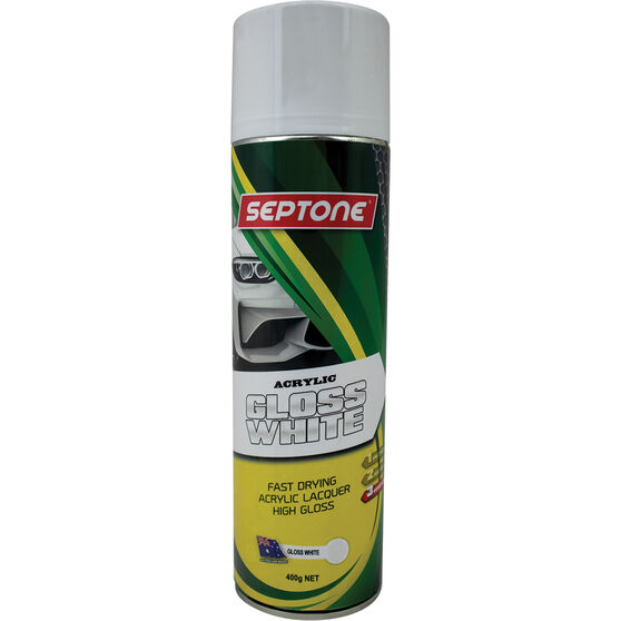 Septone Acrylic Paint Gloss White - 400g, , scanz_hi-res
