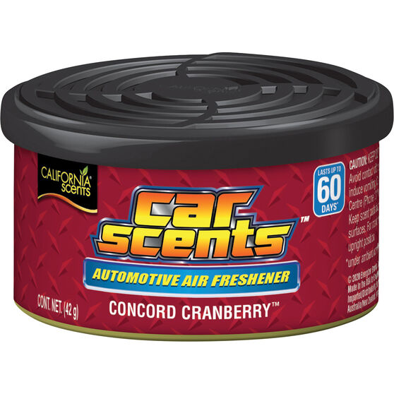 California Scents Car Scents Air Freshener Can Concord Cranberry 42g, , scanz_hi-res