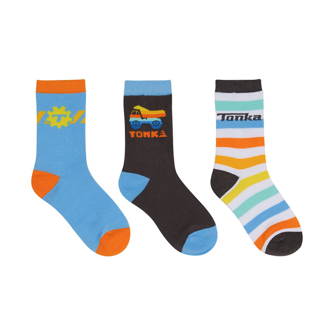 Tonka Kids Socks Size 9-12 3 Pack, , scanz_hi-res