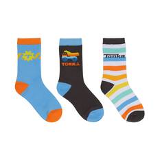 Tonka Kids Socks Size 9-12 3 Pack, , scanz_hi-res