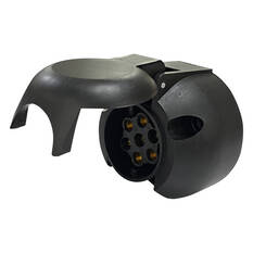 SCA Trailer Socket 7 Pin Large Round, , scanz_hi-res
