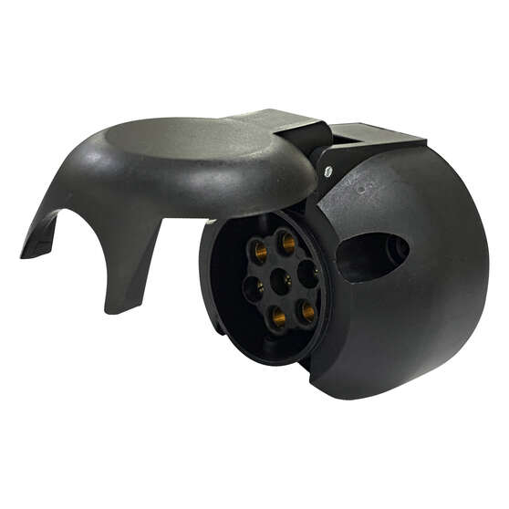 SCA Trailer Socket 7 Pin Large Round, , scanz_hi-res