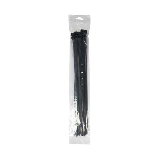 SCA Cable Ties 9.0mm X 430mm, Pack of 25, Black, , scanz_hi-res