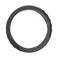 SCA Soft Steering Wheel Cover Leather Look Gel Black, , scanz_hi-res