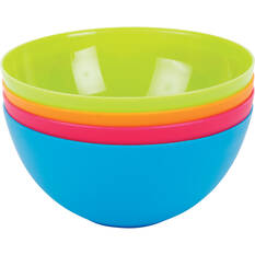 Ridge Ryder Plastic Bowl 4pk 16cm, , scanz_hi-res