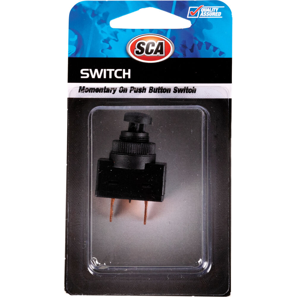 SCA Momentary On Push Button Switch 12mm Supercheap Auto New Zealand