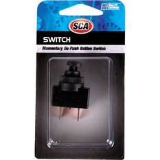 SCA Momentary Push Switch - 12/24V On, 12mm, , scanz_hi-res