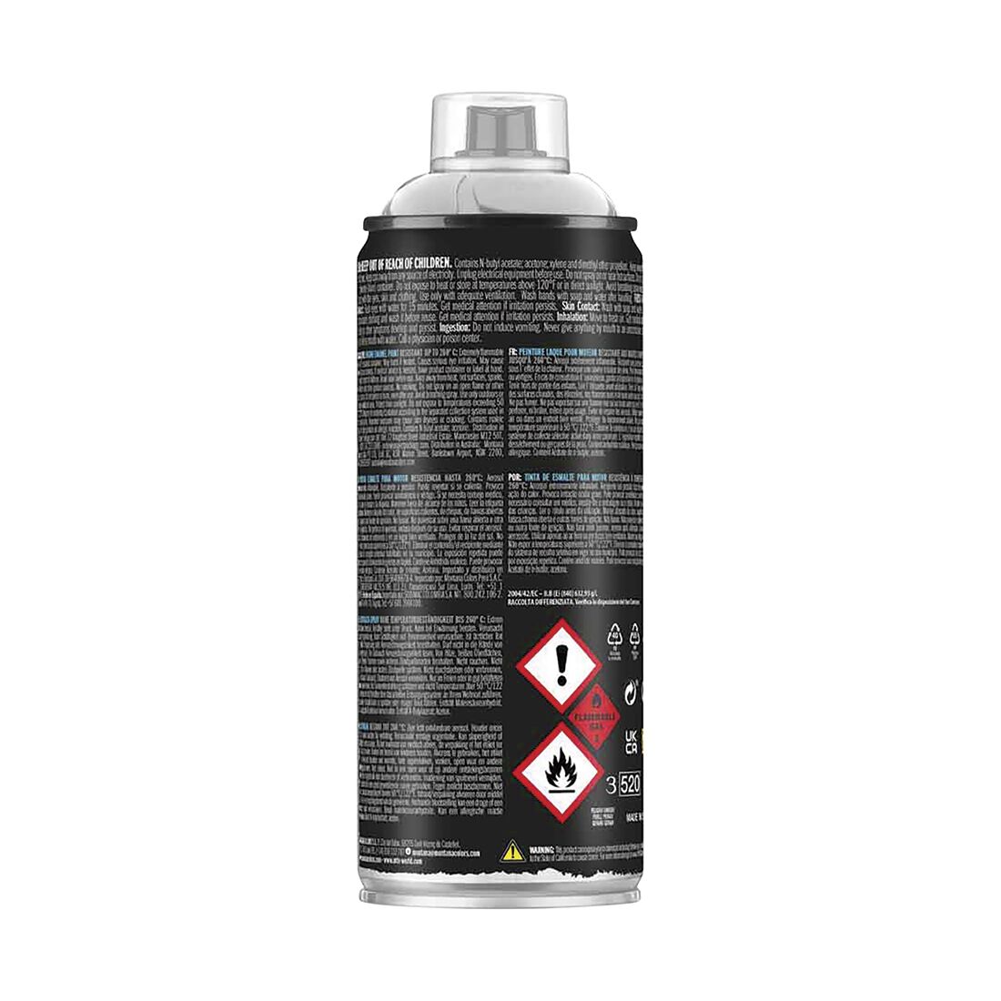 MTN PRO Engine Enamel Aluminium 400ml Spray Paint, , scanz_hi-res