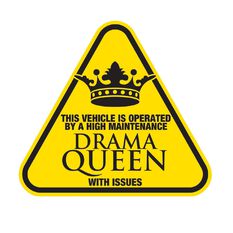 Sticker Drama Queen, Vinyl, , scanz_hi-res