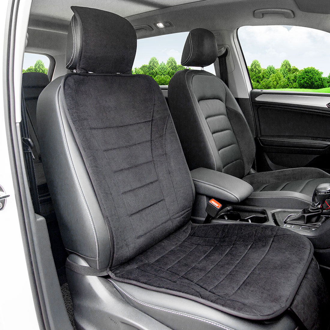 Cabin Crew Reversible Mesh/Velour Seat Cushion, , scanz_hi-res