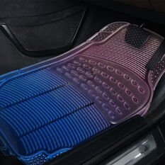 SCA Ombre Car Floor Mats PVC Pink/Blue Set of 4, , scanz_hi-res