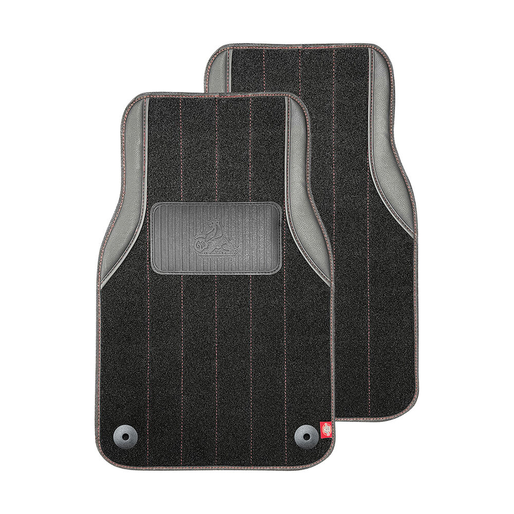 Holden Heritage Carpet Floor Mats Black/Red Set of 2 Supercheap Auto