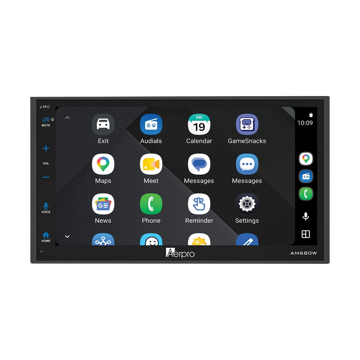 Aerpro 6.8" Double DIN Receiver Apple CarPlay Android Auto AM680W, , scanz_hi-res