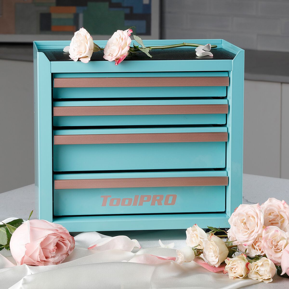 Toolpro Mini Tool Cabinet Turquois, , scanz_hi-res