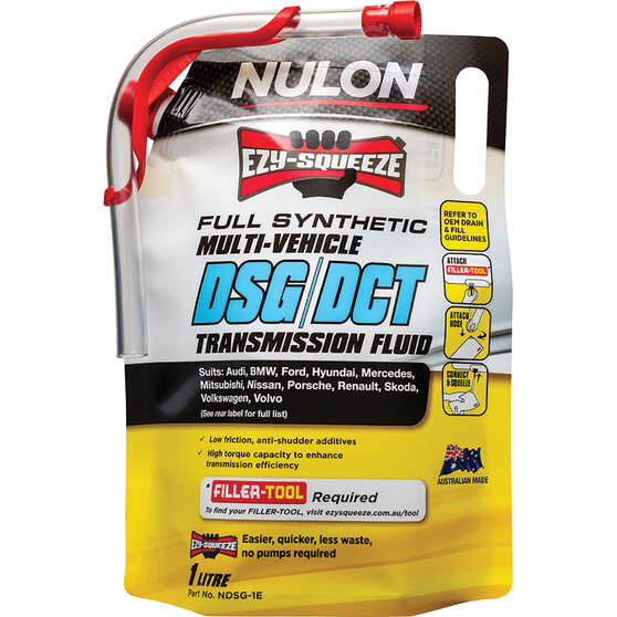 NULON EZY-SQUEEZE Multi-Vehicle DSG/DCT Transmission Fluid - 1 Litre, , scanz_hi-res