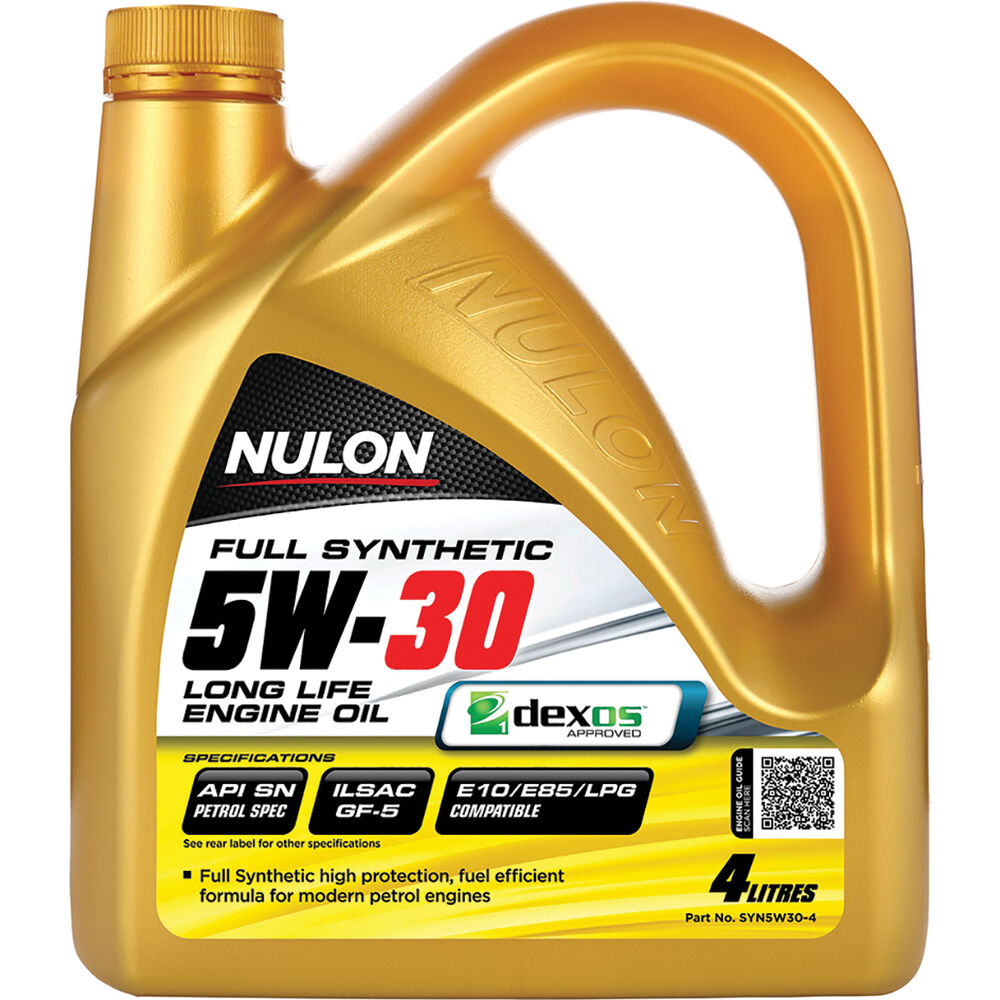 Nulon Full Synthetic Long Life Engine Oil 5W30 4 Litre Supercheap