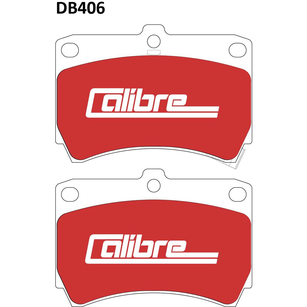 Calibre Disc Brake Pads DB406CAL, , scanz_hi-res