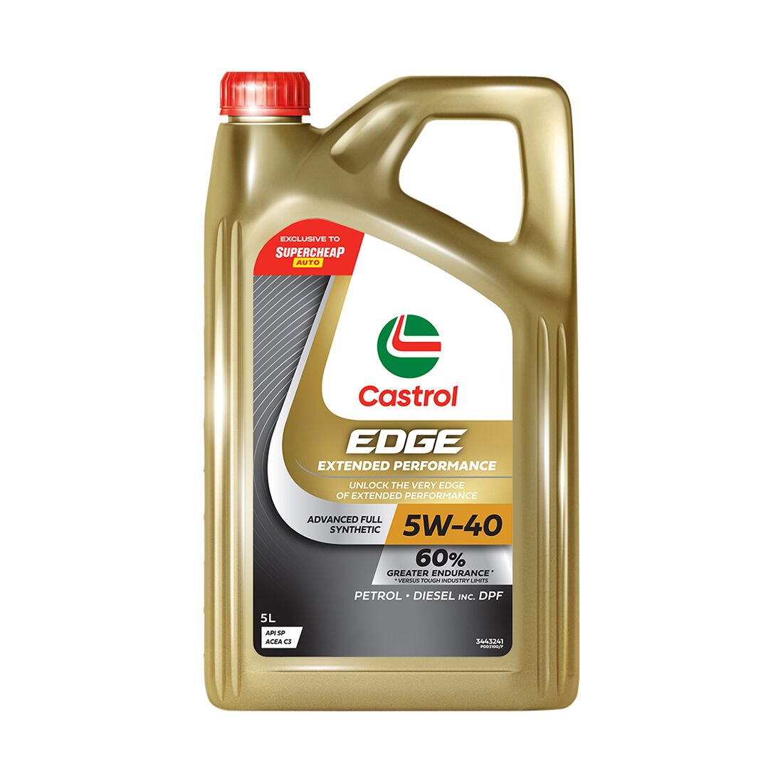 Castrol EDGE Extended Performance Engine Oil - 5W-40, 5 Litres, , scanz_hi-res