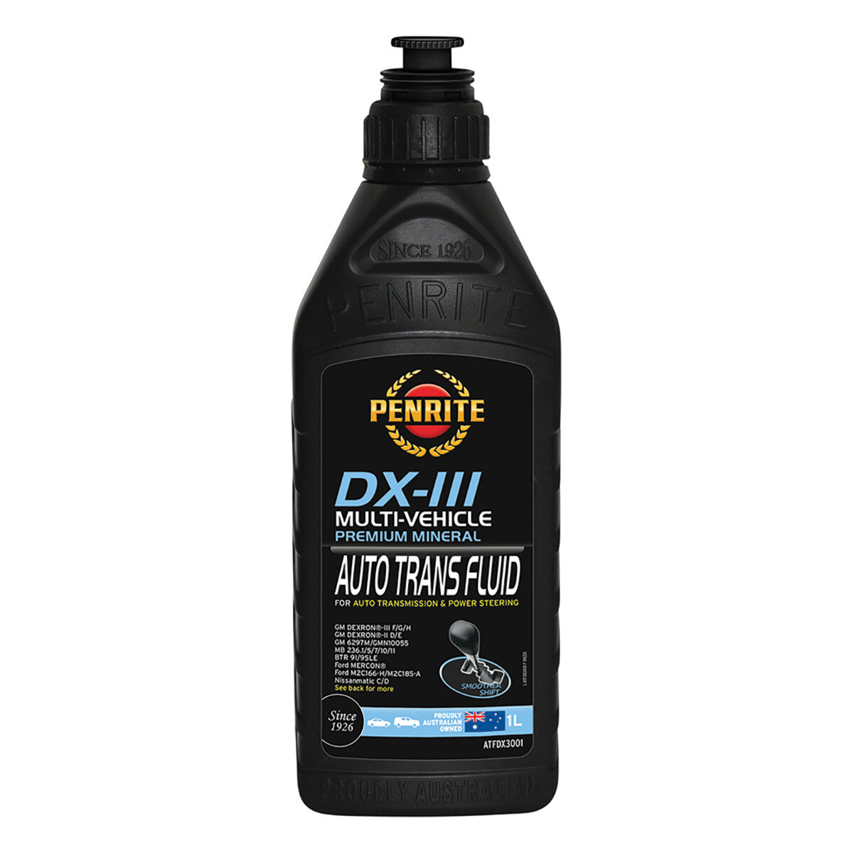Penrite Automatic Transmission Fluid - DX-III, 1 Litre, , scanz_hi-res