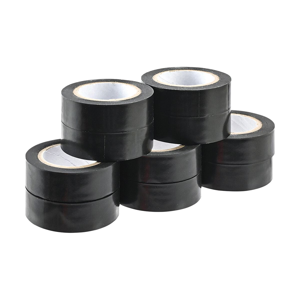SCA PVC Electrical Tape - Black, 18mm x 10m, 10 Pack, , scanz_hi-res