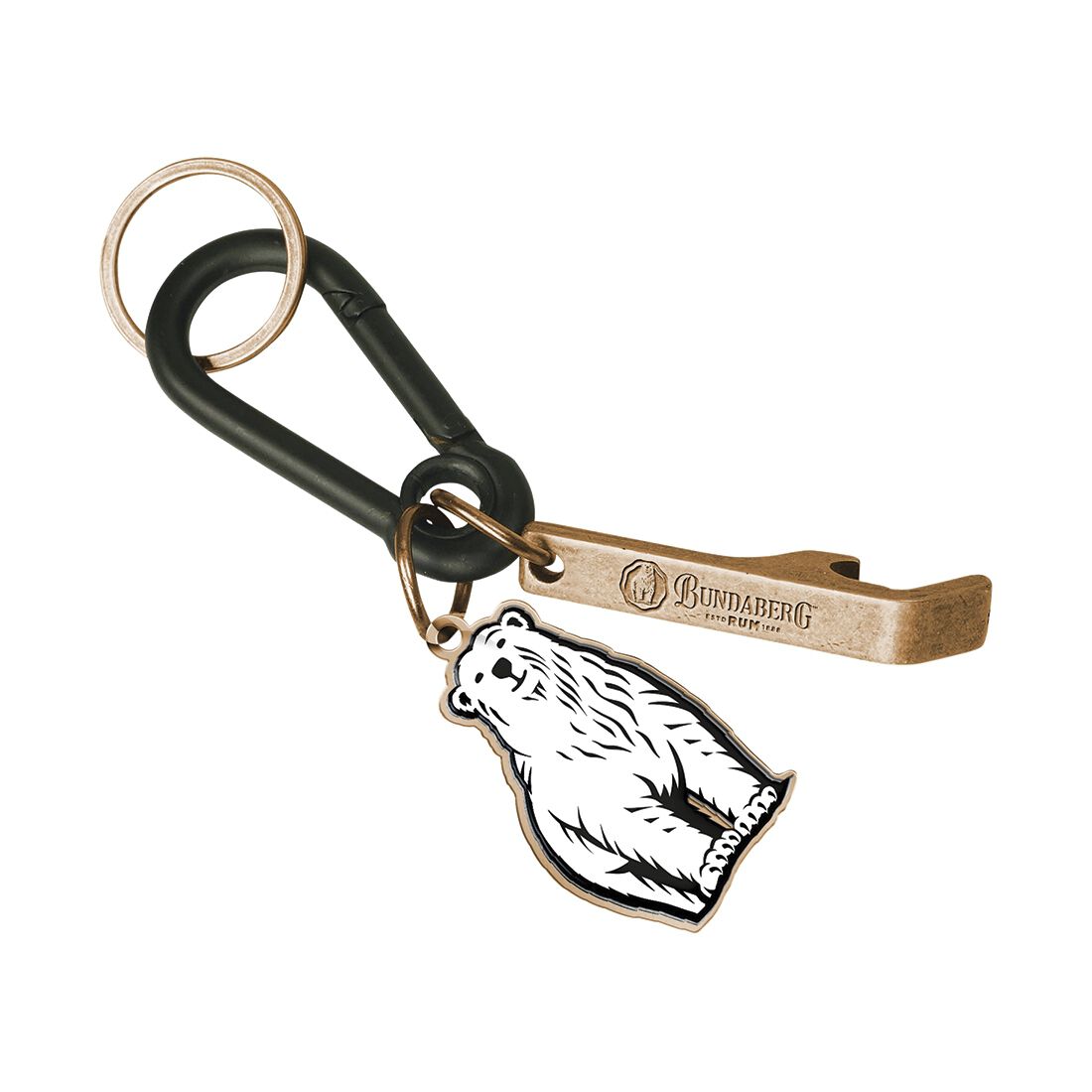 Bundaberg Bear Keyring Bottle Opener Clip, , scanz_hi-res