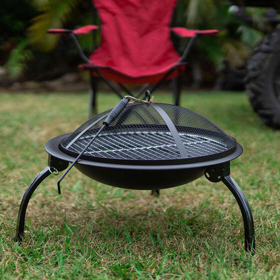 Grill Ezy Q Fire Pit Reviews Ridge Ryder Fire Pit With Grill