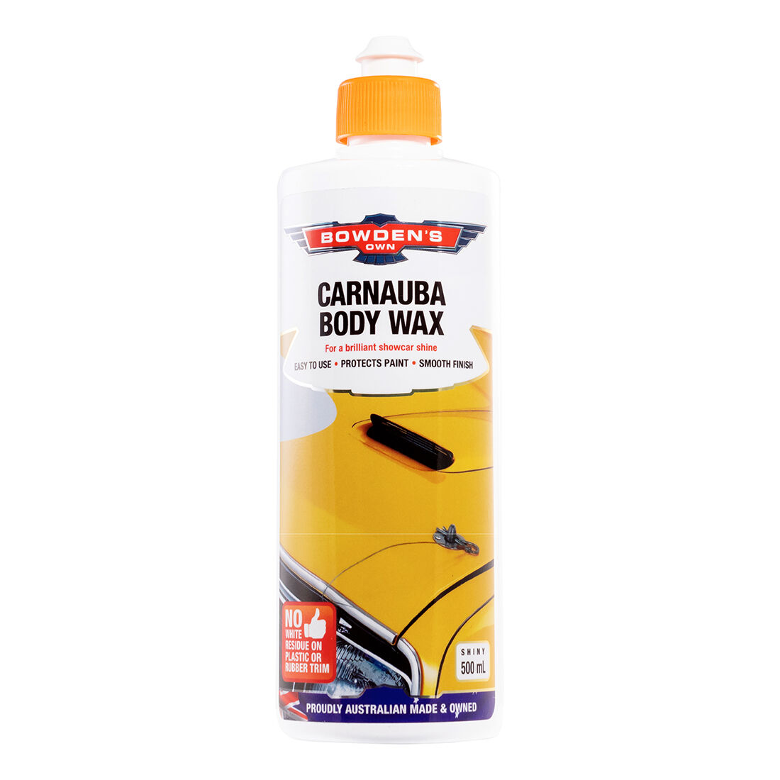 Bowden's Own Carnauba Body Liquid Wax 500mL, , scanz_hi-res