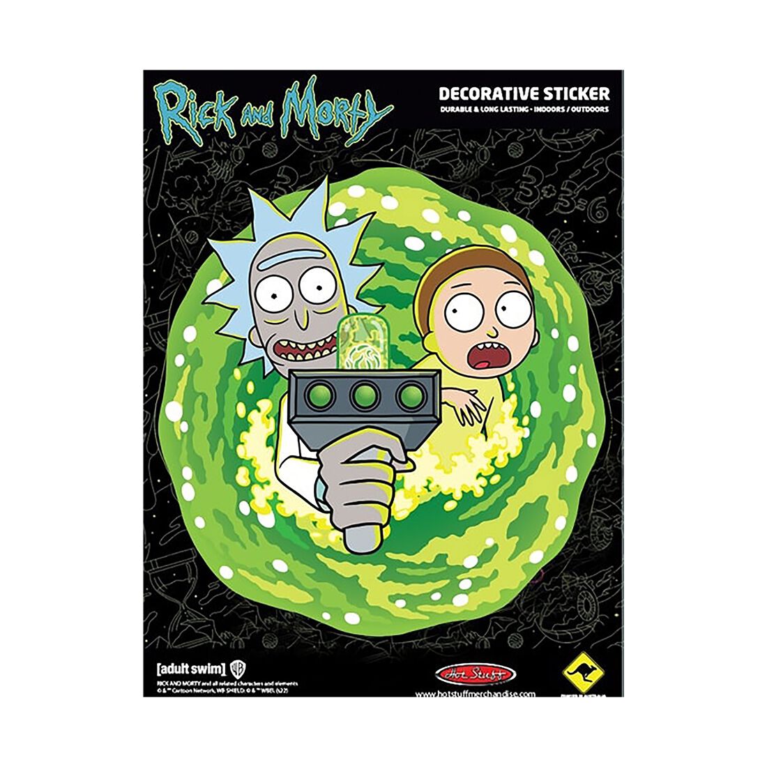 Sticker Rick and Morty Portal Gun, , scanz_hi-res
