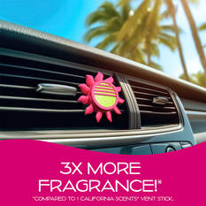 California Scents Novelty Sun Spinner Car Air Freshener Vent Clip, Coronado Cherry Scent, , scanz_hi-res